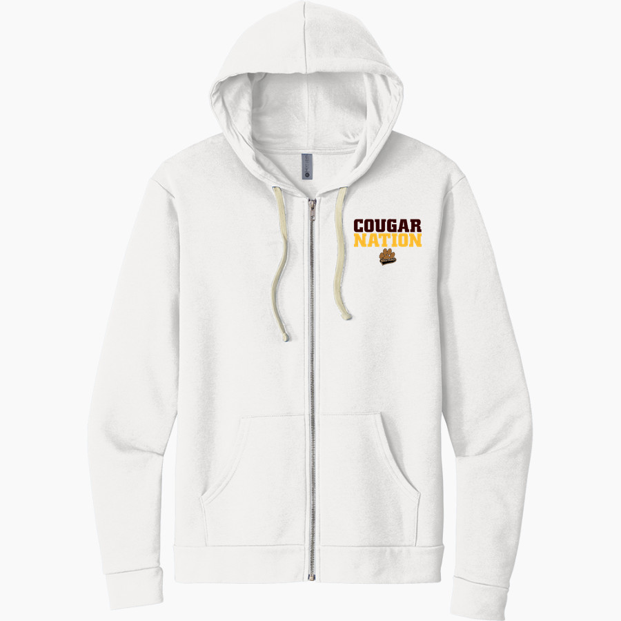 Northridge Cougars <span class="pdp-name-mascot">Northridge Cougars</span> Next Level Apparel Unisex Santa Cruz Zip Hoodie