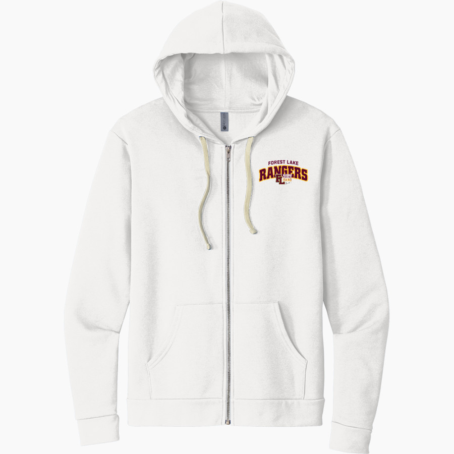 Forest Lake Rangers Next Level Apparel Unisex Santa Cruz Zip Hoodie