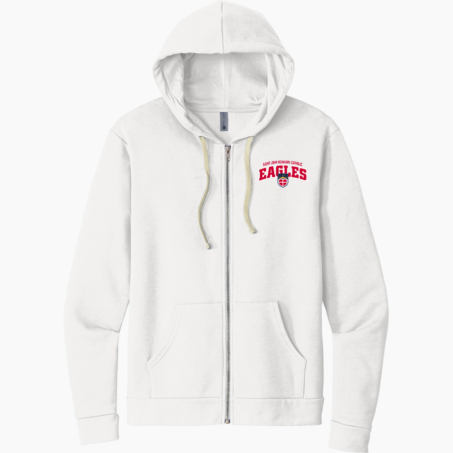 Saint John Neumann Catholic Eagles <span class="pdp-name-mascot">Saint John Neumann Catholic Eagles</span> Next Level Apparel Unisex Santa Cruz Zip Hoodie