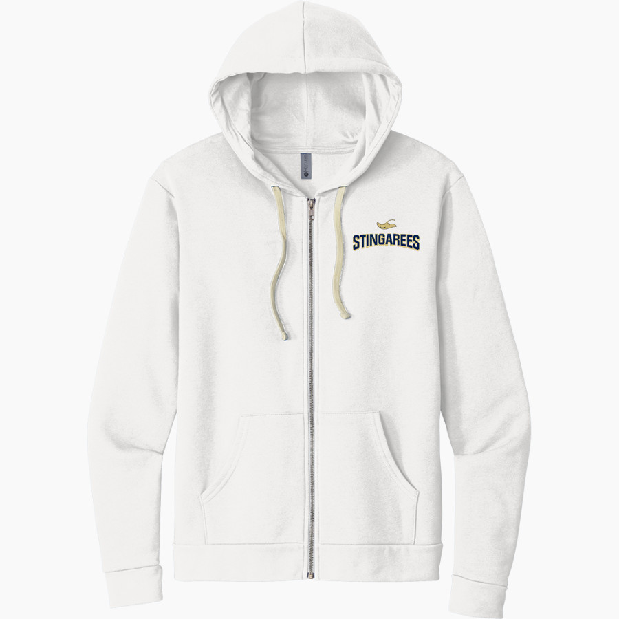 MIAMI SENIOR HIGH SCHOOL STINGAREES Next Level Apparel Unisex Santa Cruz Zip Hoodie
