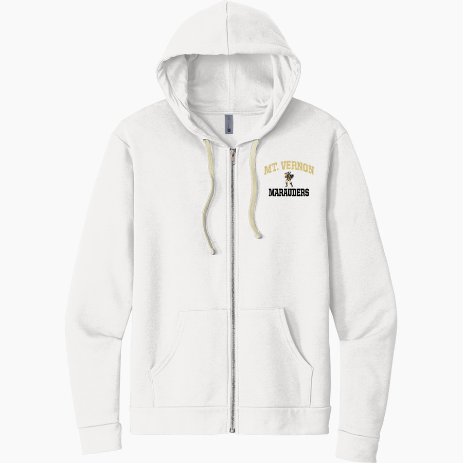 Mt Vernon Marauders Next Level Apparel Unisex Santa Cruz Zip Hoodie