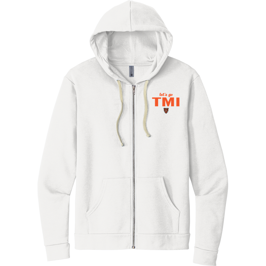 PANTHERS SPIRIT STORE <span class="pdp-name-mascot">TMI Panthers</span> Next Level Apparel Unisex Santa Cruz Zip Hoodie