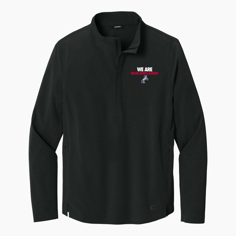 Fulton Science Academy Mustangs <span class="pdp-name-mascot">Fulton Science Academy Mustangs</span> OGIO Men's Aspect 1/2-Zip Pullover