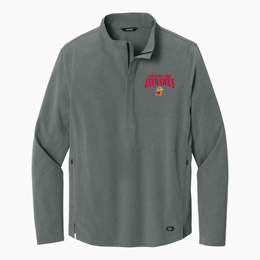 JAYHAWK LINN HIGH SCHOOL JAYHAWKS <span class="pdp-name-mascot">JAYHAWK LINN JAYHAWKS</span> OGIO Men's Aspect 1/2-Zip Pullover