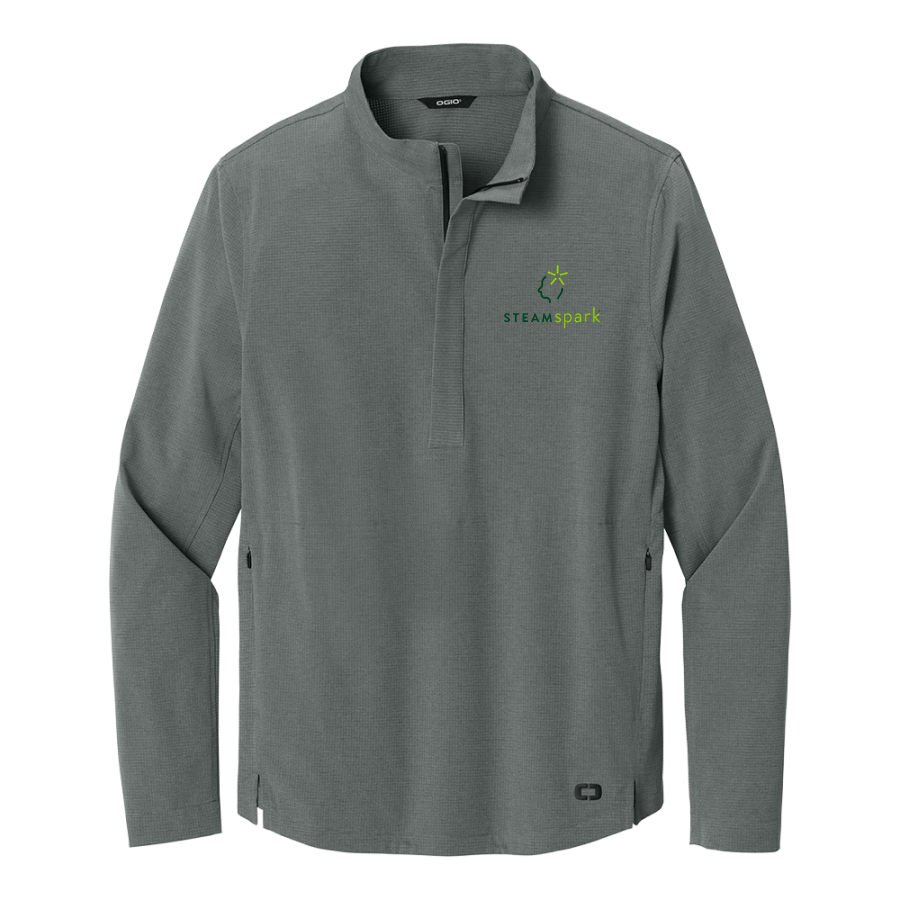 STEAMspark STEAMspark <span class="pdp-name-mascot">STEAMspark</span> OGIO Men's Aspect 1/2-Zip Pullover