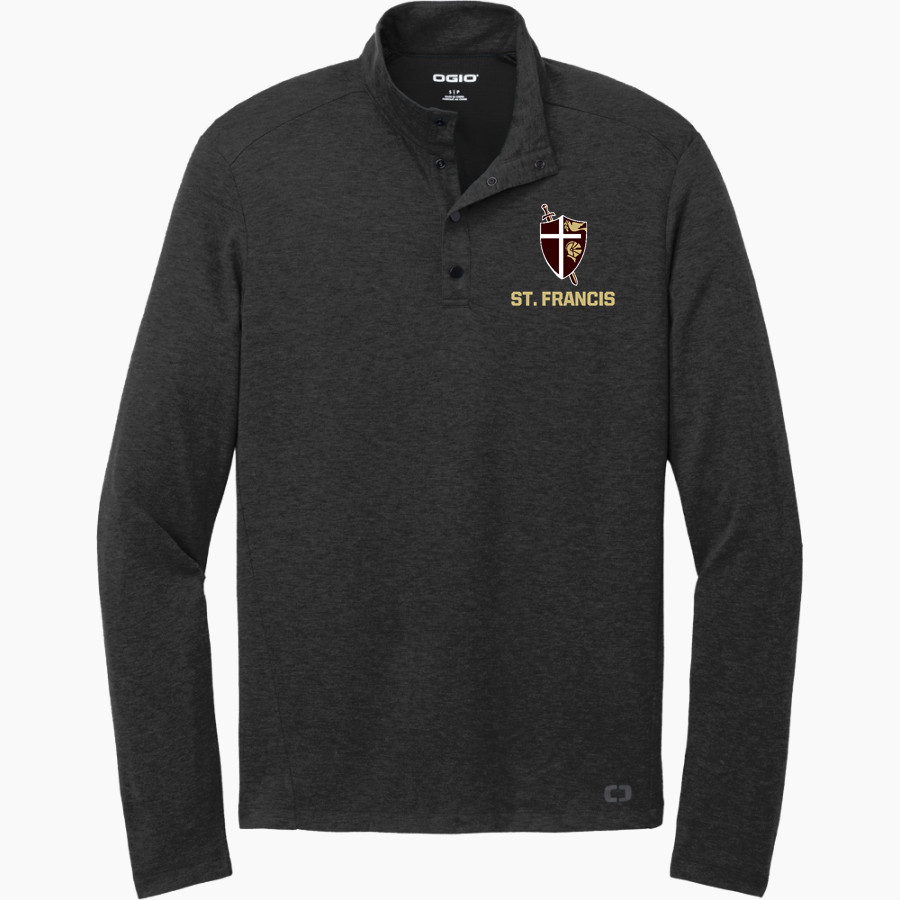 St. FRANCIS HIGH SCHOOL GOLDEN KNIGHTS <span class="pdp-name-mascot">SAINT FRANCIS GOLDEN KNIGHTS</span> OGIO Command Snap 1/4 Zip Pullover