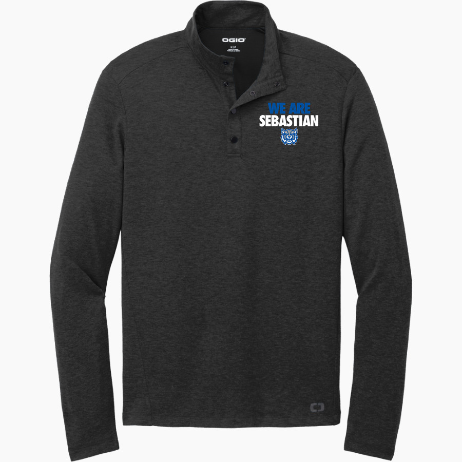 Sebastian Bobcats OGIO Command Snap 1/4 Zip Pullover