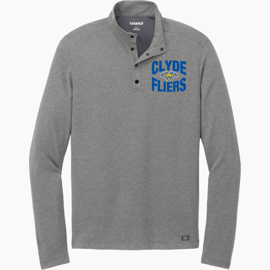CLYDE HIGH SCHOOL FLIERS <span class="pdp-name-mascot">CLYDE FLIERS</span> OGIO Command Snap 1/4 Zip Pullover
