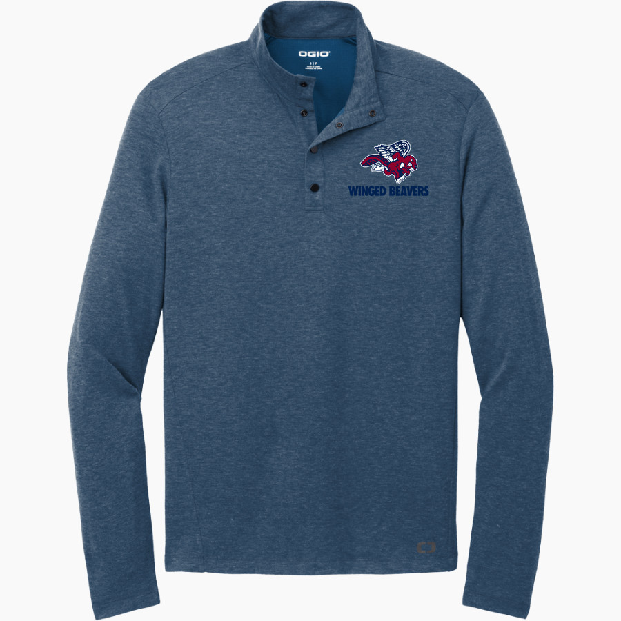 Avon Old Farms Winged Beavers <span class="pdp-name-mascot">Avon Old Farms School Winged Beavers</span> OGIO Command Snap 1/4 Zip Pullover