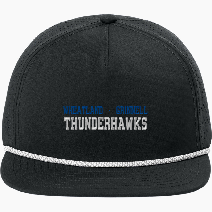 WHEATLAND-GRINNELL HIGH SCHOOL THUNDERHAWKS <span class="pdp-name-mascot">WHEATLAND - GRINNELL THUNDERHAWKS</span> OGIO 5-Panel Rope Performance Cap