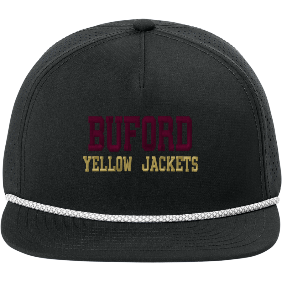 BUFORD HIGH SCHOOL YELLOW JACKETS <span class="pdp-name-mascot">BUFORD YELLOWJACKETS</span> OGIO 5-Panel Rope Performance Cap