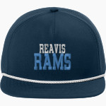 REAVIS HIGH SCHOOL RAMS OGIO 5-Panel Rope Performance Cap Front Thumbnail