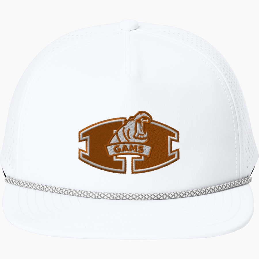 Almquist Hippos <span class="pdp-name-mascot">Gus Almquist Middle School Hippos</span> OGIO 5-Panel Rope Performance Cap
