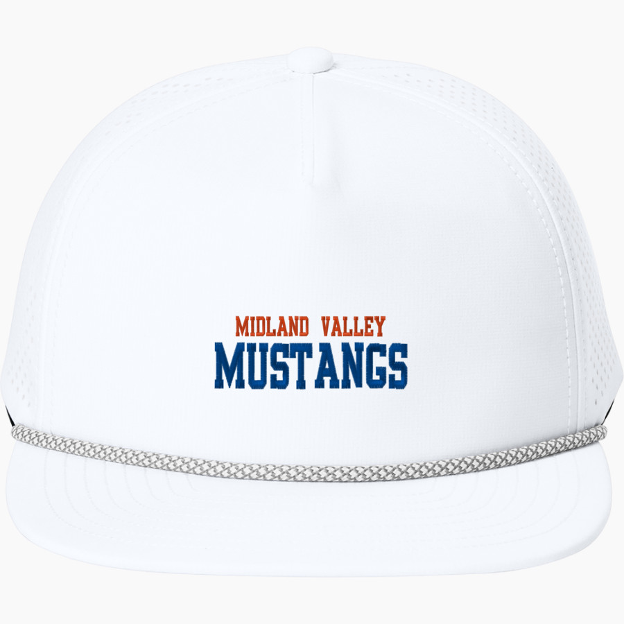 MIDLAND VALLEY HIGH SCHOOL MUSTANGS <span class="pdp-name-mascot">MIDLAND VALLEY MUSTANGS</span> OGIO 5-Panel Rope Performance Cap