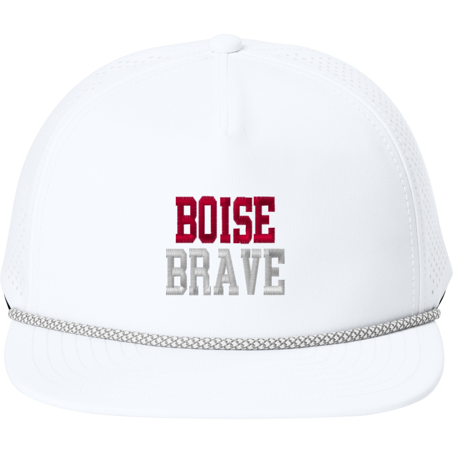 BOISE HIGH SCHOOL ONLINE STORE <span class="pdp-name-mascot">BOISE BRAVES</span> OGIO 5-Panel Rope Performance Cap
