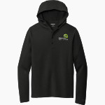 Princeton Montessori School <span class="pdp-name-mascot">Princeton Montessori Deer</span> OGIO Luuma Flex Long Sleeve Hooded Henley Front Thumbnail