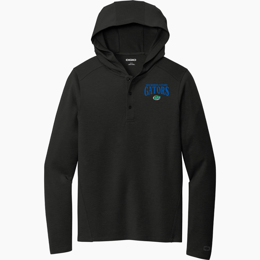 Des Moines Gators Gators <span class="pdp-name-mascot">Des Moines Gators Gators</span> OGIO Luuma Flex Long Sleeve Hooded Henley