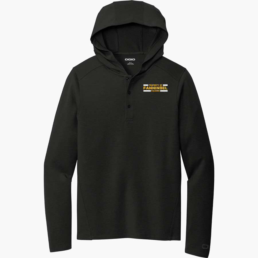 Fannindel Falcons <span class="pdp-name-mascot">Fannindel Falcons</span> OGIO Luuma Flex Long Sleeve Hooded Henley