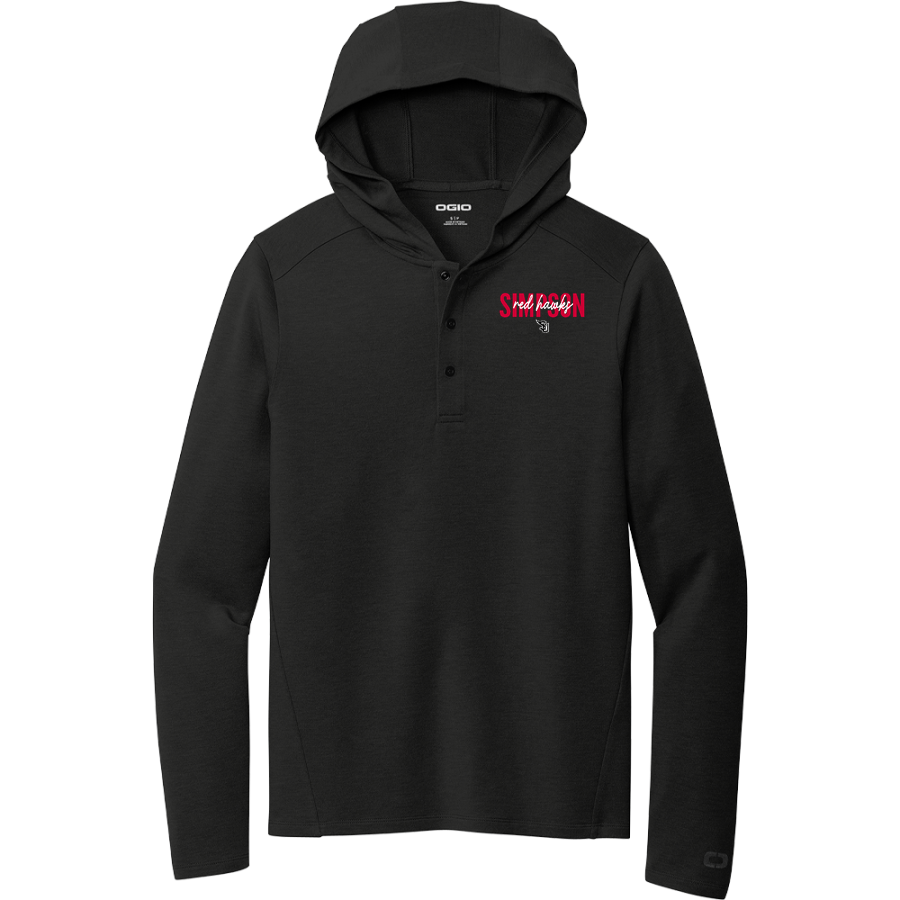 Simpson University Red Hawks <span class="pdp-name-mascot">Simpson Red Hawks</span> OGIO Luuma Flex Long Sleeve Hooded Henley
