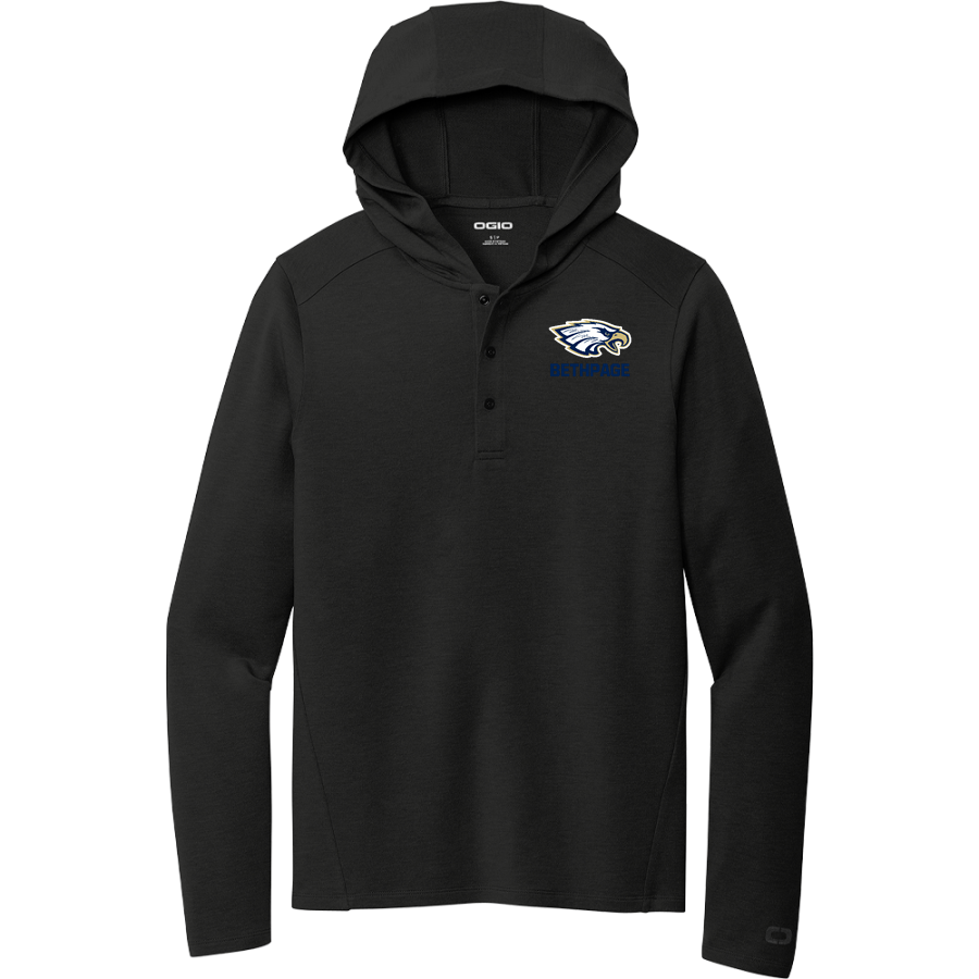 BETHPAGE HIGH SCHOOL GOLDEN EAGLES <span class="pdp-name-mascot">BETHPAGE GOLDEN EAGLES</span> OGIO Luuma Flex Long Sleeve Hooded Henley