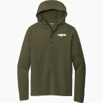 Fortune Academy Mighty Oaks online store OGIO Luuma Flex Long Sleeve Hooded Henley Front Thumbnail