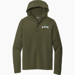 Calvary Christian Spartans <span class="pdp-name-mascot">Calvary Christian Spartans</span> OGIO Luuma Flex Long Sleeve Hooded Henley Front Thumbnail