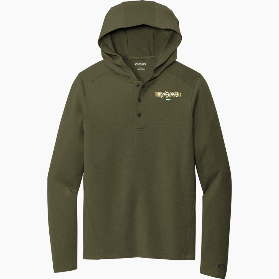 Fortune Academy Mighty Oaks online store OGIO Luuma Flex Long Sleeve Hooded Henley