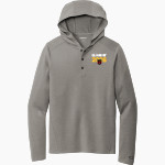Wentworth Institute of Technology Leopards OGIO Luuma Flex Long Sleeve Hooded Henley Front Thumbnail