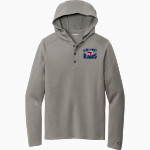 Bluefield University Sideline Store <span class="pdp-name-mascot">Bluefield University</span> OGIO Luuma Flex Long Sleeve Hooded Henley Front Thumbnail