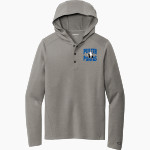 Porter Pandas official sideline store <span class="pdp-name-mascot">Porter Elementary School Pandas</span> OGIO Luuma Flex Long Sleeve Hooded Henley Front Thumbnail