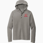 COFFEEVILLE HIGH SCHOOL PIRATES OGIO Luuma Flex Long Sleeve Hooded Henley Front Thumbnail
