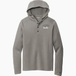 EDMOND MEMORIAL HIGH SCHOOL BULLDOGS <span class="pdp-name-mascot">EDMOND MEMORIAL BULLDOGS</span> OGIO Luuma Flex Long Sleeve Hooded Henley Front Thumbnail