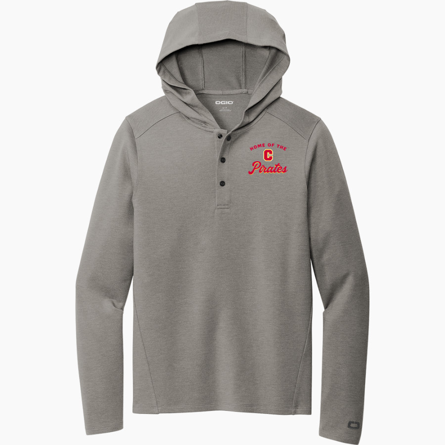 COFFEEVILLE HIGH SCHOOL PIRATES OGIO Luuma Flex Long Sleeve Hooded Henley