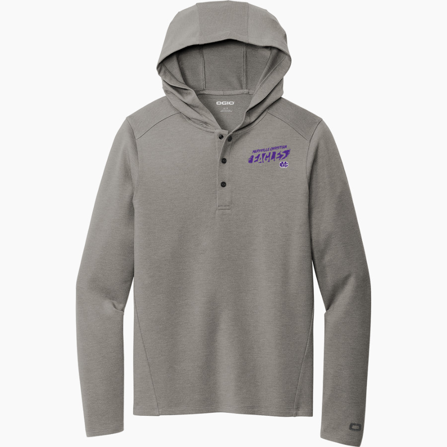 MARYVILLE CHRISTIAN SCHOOL EAGLES <span class="pdp-name-mascot">MARYVILLE CHRISTIAN EAGLES</span> OGIO Luuma Flex Long Sleeve Hooded Henley