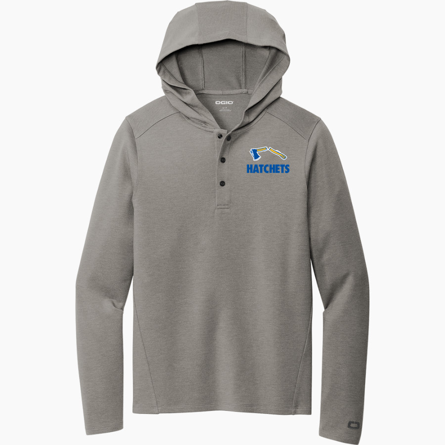 BAD AXE HIGH SCHOOL HATCHETS <span class="pdp-name-mascot">BAD AXE HATCHETS</span> OGIO Luuma Flex Long Sleeve Hooded Henley