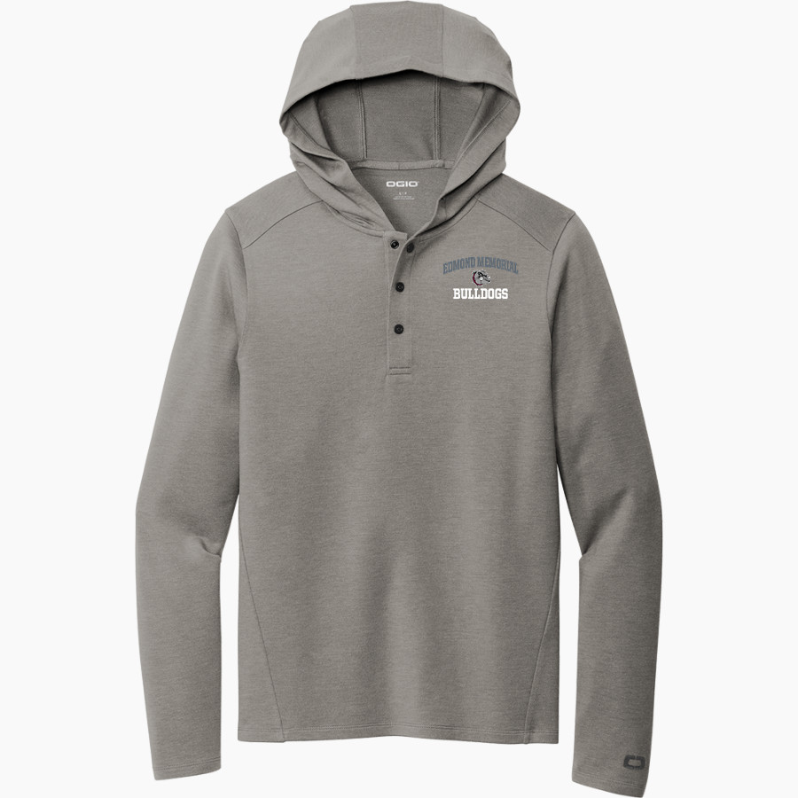 EDMOND MEMORIAL HIGH SCHOOL BULLDOGS <span class="pdp-name-mascot">EDMOND MEMORIAL BULLDOGS</span> OGIO Luuma Flex Long Sleeve Hooded Henley