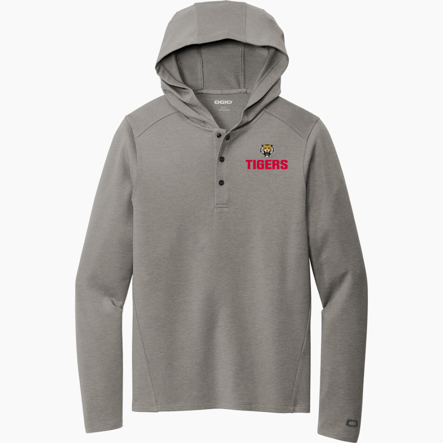 EAST IBERVILLE HIGH SCHOOL TIGERS <span class="pdp-name-mascot">EAST IBERVILLE TIGERS</span> OGIO Luuma Flex Long Sleeve Hooded Henley