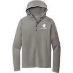 Ben Eielson Lynx <span class="pdp-name-mascot">Ben Eielson Lynx</span> OGIO Luuma Flex Long Sleeve Hooded Henley Front Thumbnail