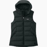 NORTHERN MICHIGAN CHRISTIAN HS COMETS Outdoor Research Women's Coldsnap Hooded Down Vest Front Thumbnail