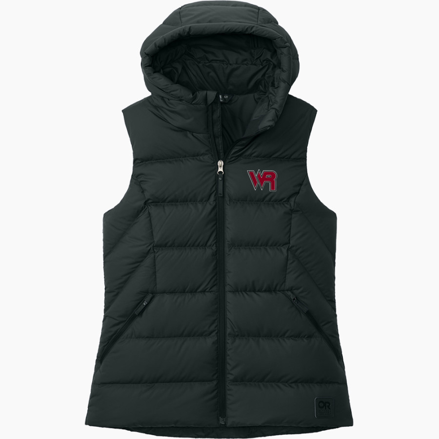 LINCOLN HIGH SCHOOL RED RAIDERS Outdoor Research Women's Coldsnap Hooded Down Vest