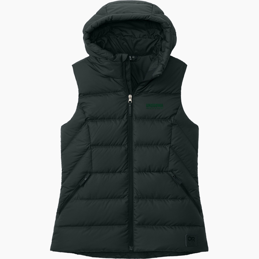 Unquowa Gators Outdoor Research Women's Coldsnap Hooded Down Vest