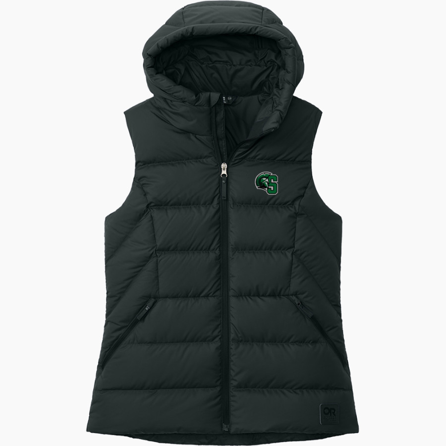Calvary Christian Spartans <span class="pdp-name-mascot">Calvary Christian Spartans</span> Outdoor Research Women's Coldsnap Hooded Down Vest