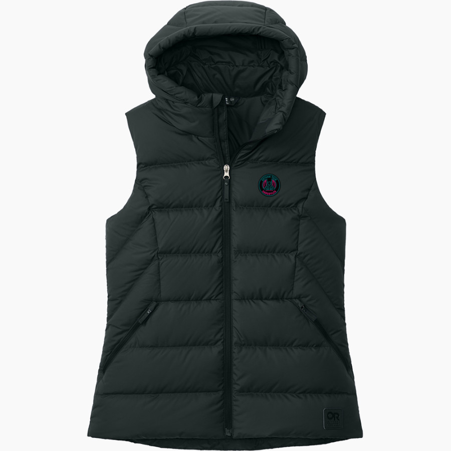 Gotham Tech Gargoyles <span class="pdp-name-mascot">Gotham Tech High School Gargoyles</span> Outdoor Research Women's Coldsnap Hooded Down Vest