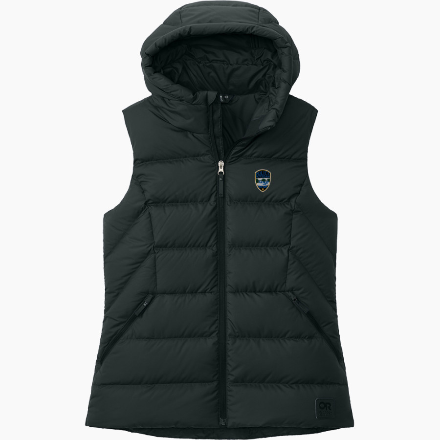 Potsdam Police Deptartment Police <span class="pdp-name-mascot">Potsdam Police Deptartment Police</span> Outdoor Research Women's Coldsnap Hooded Down Vest