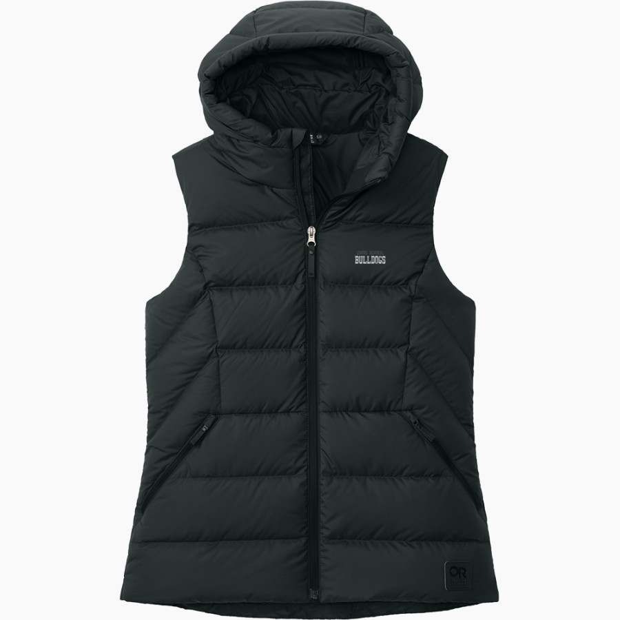 EDMOND MEMORIAL HIGH SCHOOL BULLDOGS <span class="pdp-name-mascot">EDMOND MEMORIAL BULLDOGS</span> Outdoor Research Women's Coldsnap Hooded Down Vest