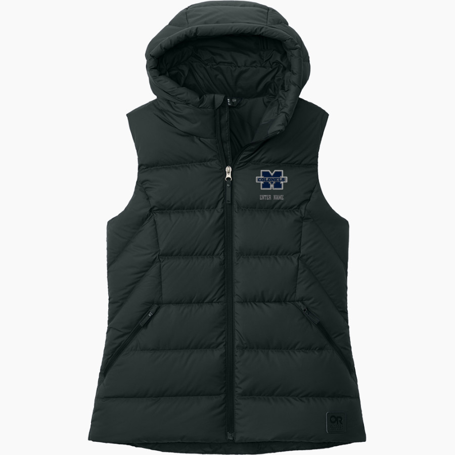 MAGRUDER HIGH SCHOOL COLONELS <span class="pdp-name-mascot">MAGRUDER COLONELS</span> Outdoor Research Women's Coldsnap Hooded Down Vest