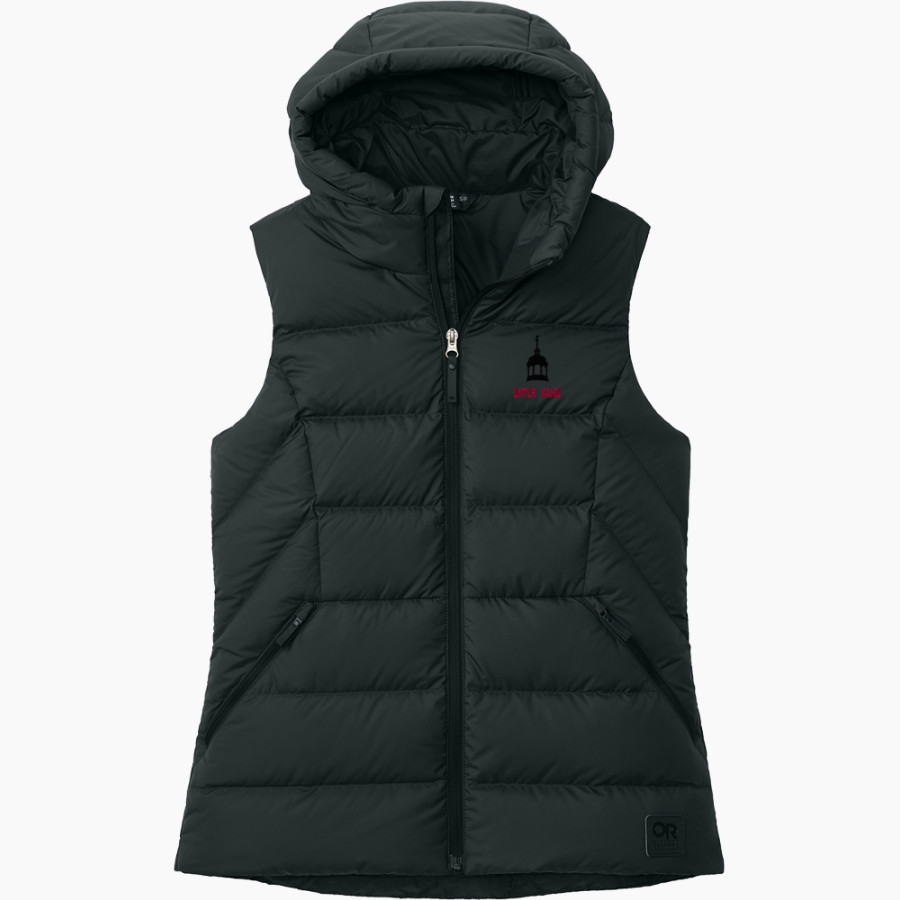 MMI PREPARATORY SCHOOL PREPPERS <span class="pdp-name-mascot">MMI PREPARATORY PREPPERS</span> Outdoor Research Women's Coldsnap Hooded Down Vest
