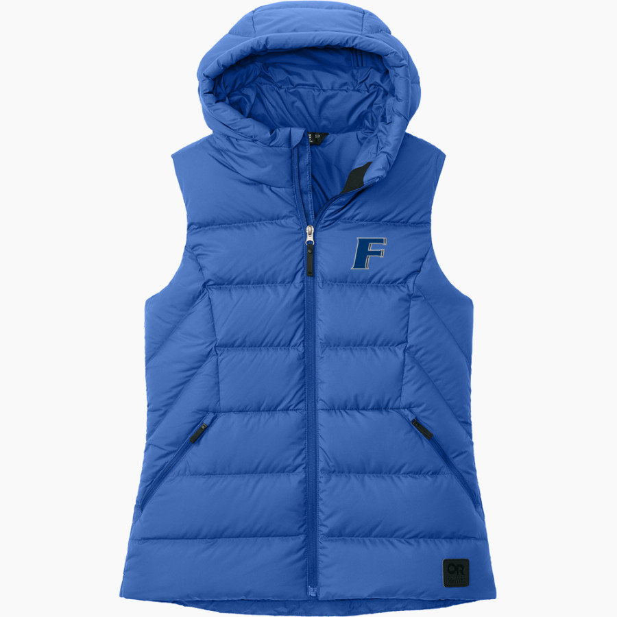 FRANKLIN COMMUNITY HIGH SCHOOL GRIZZLY CUBS <span class="pdp-name-mascot">FRANKLIN GRIZZLY CUBS</span> Outdoor Research Women's Coldsnap Hooded Down Vest