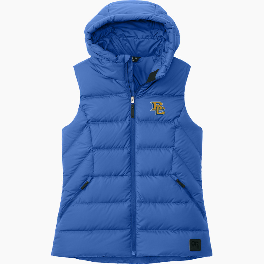 BRIAR CLIFF Chargers <span class="pdp-name-mascot">BRIAR CLIFF Chargers</span> Outdoor Research Women's Coldsnap Hooded Down Vest