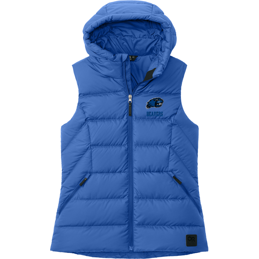 HARPER CREEK HIGH SCHOOL BEAVERS <span class="pdp-name-mascot">HARPER CREEK BEAVERS</span> Outdoor Research Women's Coldsnap Hooded Down Vest